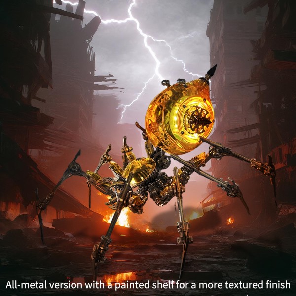 Steampunk Mechanical War Spider 3D Metal Model Kit