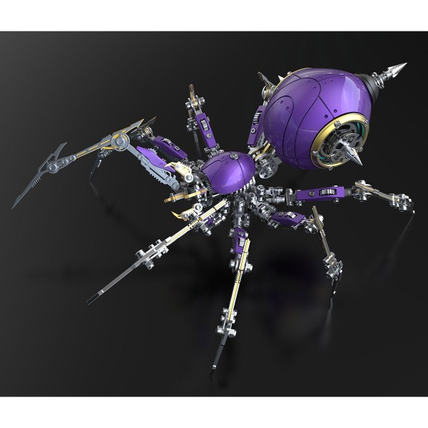 Steampunk Mechanical War Spider 3D Metal Model Kit