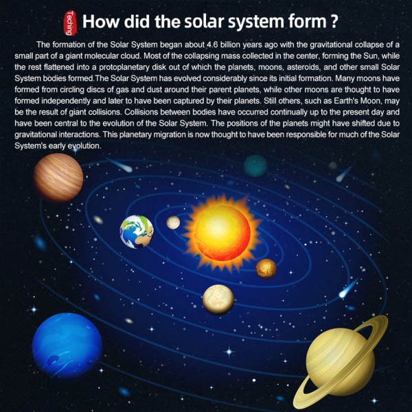 TECHING DM405 600+PCS Mechanical Solar System Metal Model Kit TECHING DM405 600+PCS Mechanical Solar System Metal Model Kit