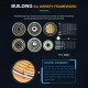 TECHING DM405 600+PCS Mechanical Solar System Metal Model Kit TECHING DM405 600+PCS Mechanical Solar System Metal Model Kit