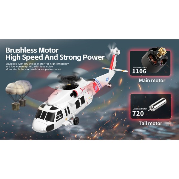 WL K270 UH-60L 4CH Optical-Flow RC Helicopter