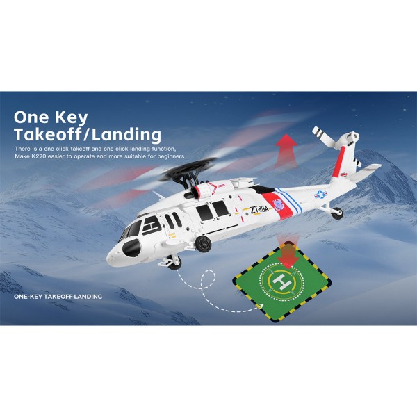 WL K270 UH-60L 4CH Optical-Flow RC Helicopter