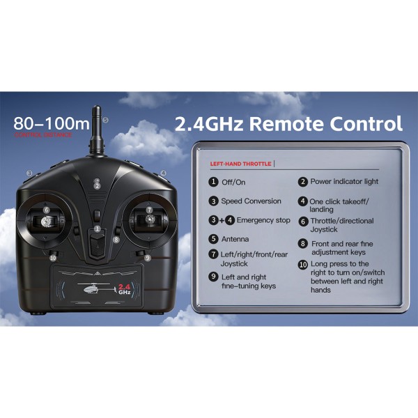 WL K270 UH-60L 4CH Optical-Flow RC Helicopter