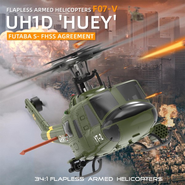 YU XIANG F07-V 1:34 UH-1 Huey 6CH RC Helicopter YU XIANG F07-V 1:34 UH-1 Huey 6CH RC Helicopter