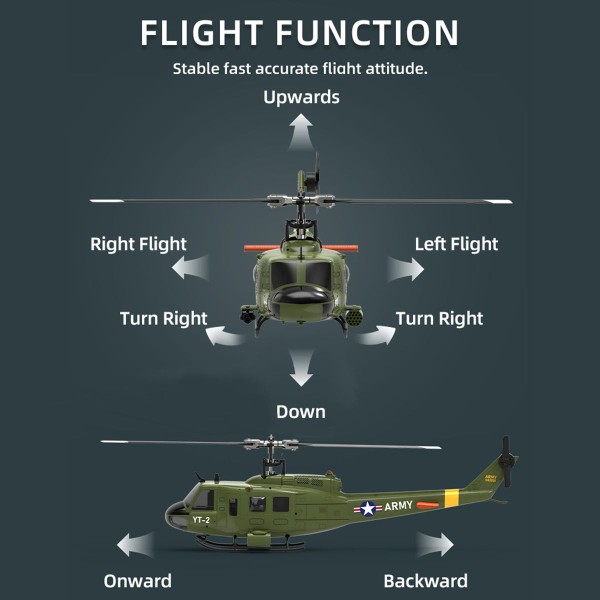YU XIANG F07-V 1:34 UH-1 Huey 6CH RC Helicopter YU XIANG F07-V 1:34 UH-1 Huey 6CH RC Helicopter