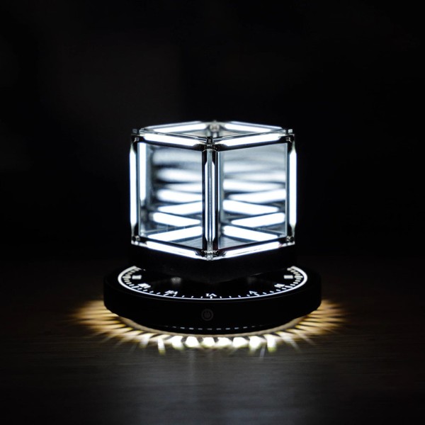 Magnetic Levitation Cube Ambient Desk Display Magnetic Levitation Cube Ambient Desk Display
