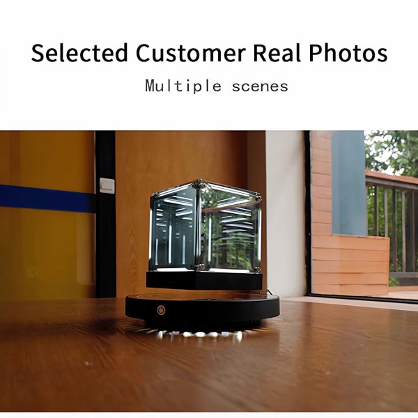 Magnetic Levitation Cube Ambient Desk Display Magnetic Levitation Cube Ambient Desk Display