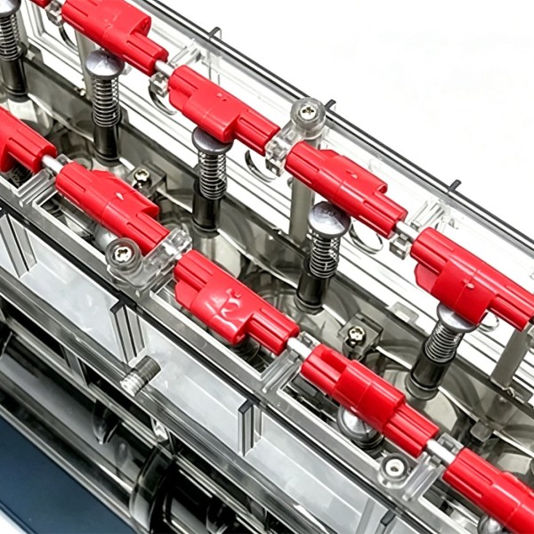 Transparent Inline-Six Motorized Engine Model Kit