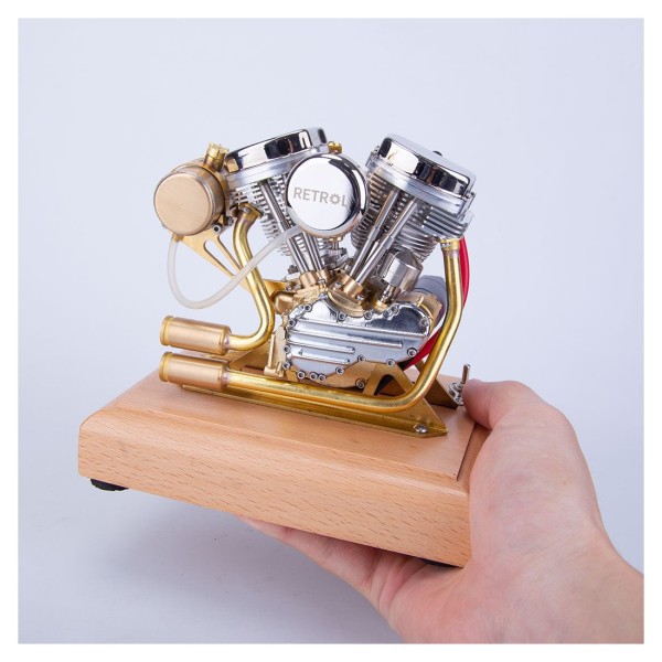 RETROL R30 4.2cc Panhead-Style V-Twin Engine Model