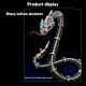 500+ Piece Articulated Metal Mechanical Snake Model Kit
