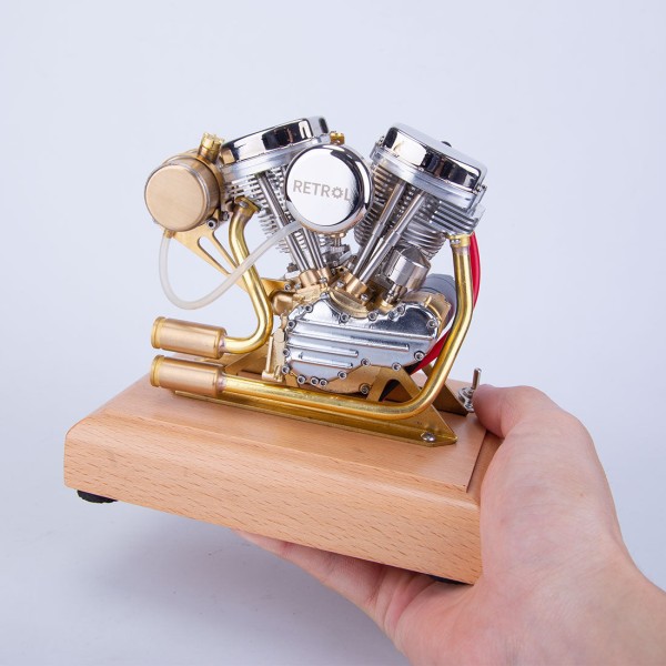 RETROL R30 4.2cc Panhead-Style V-Twin Engine Model