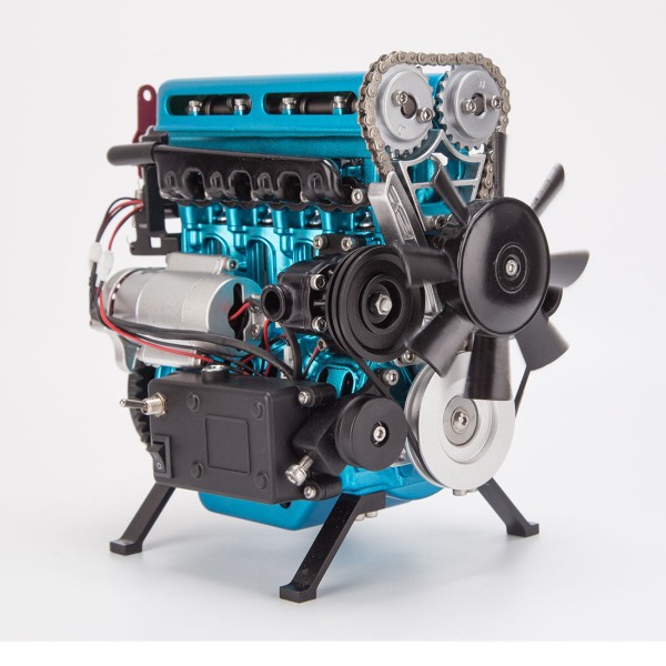 TECHING Upgraded L4 Full-Metal Inline-4 Engine Model Kit