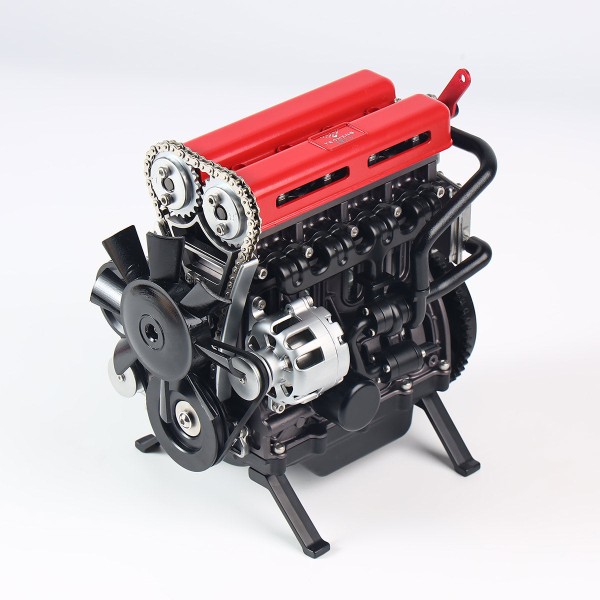 TECHING Upgraded L4 Full-Metal Inline-4 Engine Model Kit