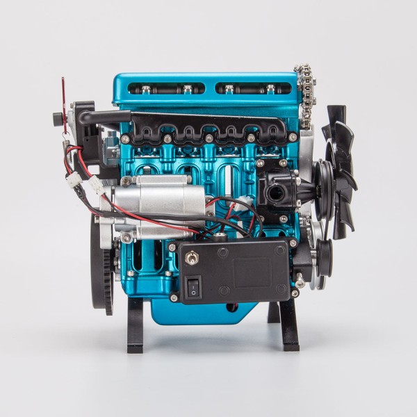 TECHING Upgraded L4 Full-Metal Inline-4 Engine Model Kit
