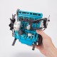 TECHING Upgraded L4 Full-Metal Inline-4 Engine Model Kit