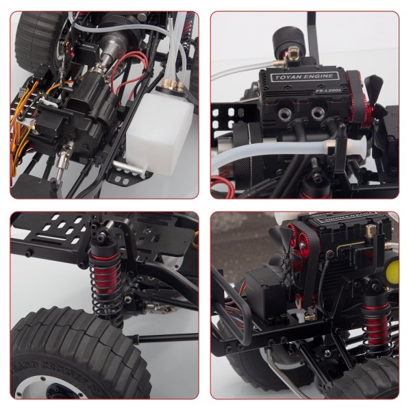 TOYAN X-POWER Sand Cruiser 1:8 4WD RC Crawler Kit