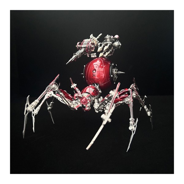 602PCS Steampunk Mechanical War Spider Metal Model Kit