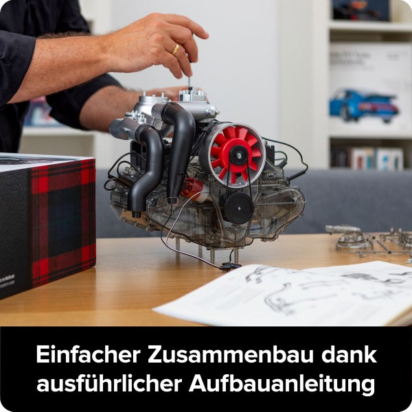 1:3 Motorized Boxer-Six Turbo Engine Model Kit 200+PCS