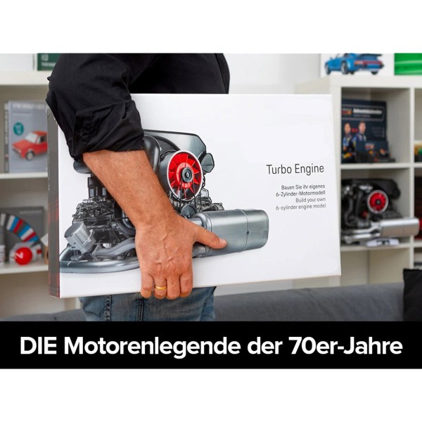1:3 Motorized Boxer-Six Turbo Engine Model Kit 200+PCS