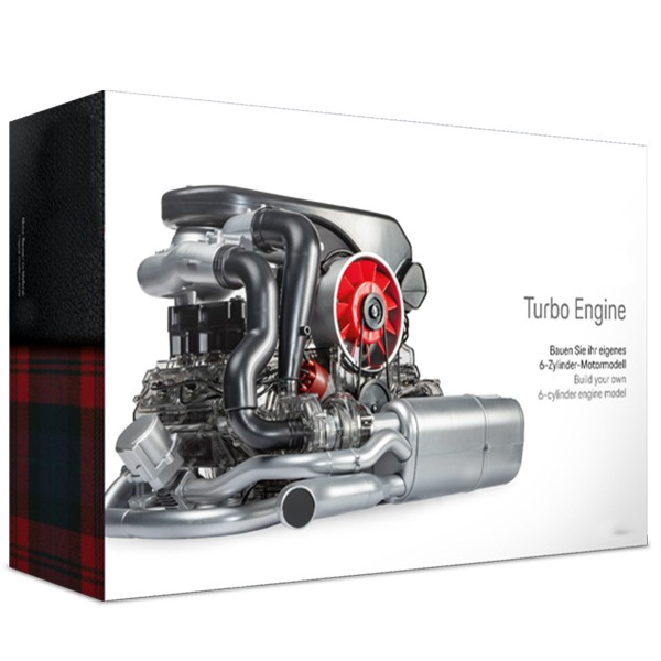 1:3 Motorized Boxer-Six Turbo Engine Model Kit 200+PCS