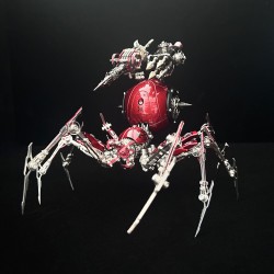 602PCS Steampunk Mechanical War Spider Metal Model Kit