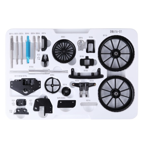 TECHING 423-Piece APP-Controlled RC Tractor Metal Kit