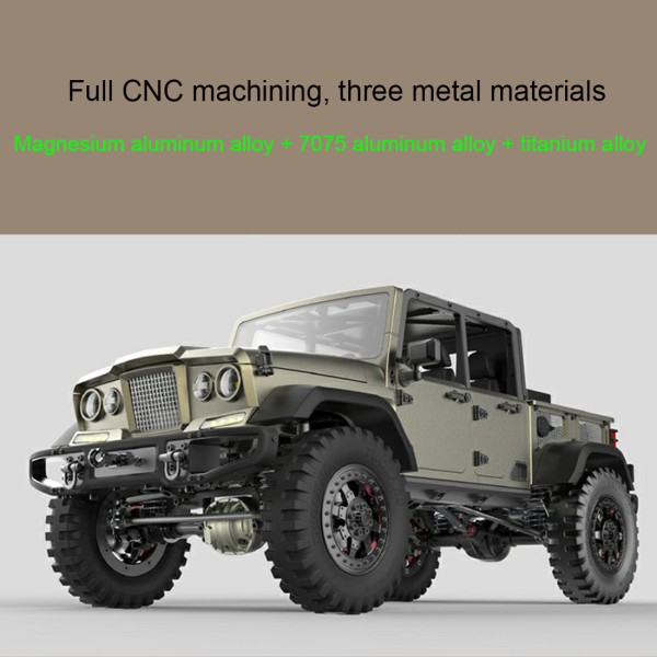 TWOLF TW-715 1:10 Alloy 4WD RC Pickup Crawler Kit