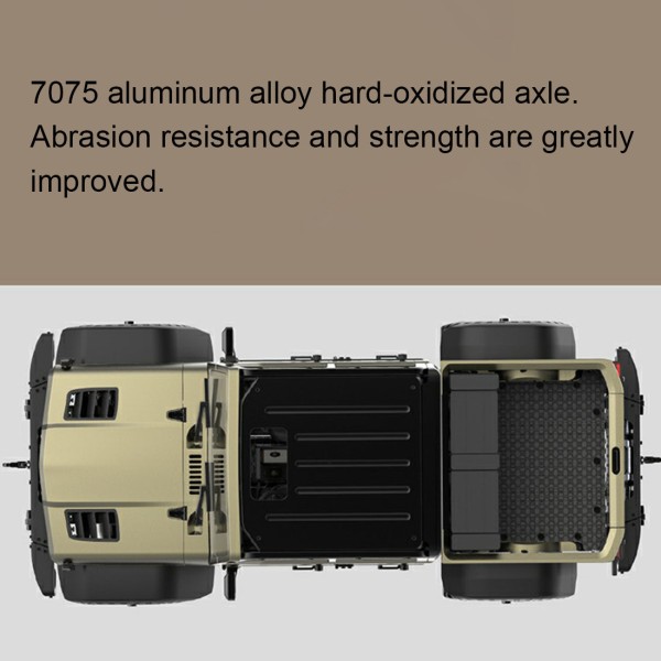 TWOLF TW-715 1:10 Alloy 4WD RC Pickup Crawler Kit
