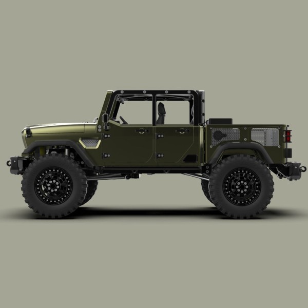 TWOLF TW-715 1:10 Alloy 4WD RC Pickup Crawler Kit