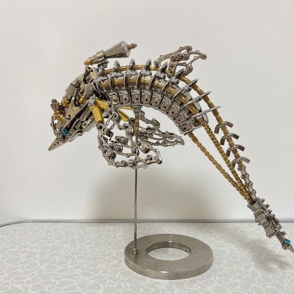 700-Piece Mechanical Dolphin Steampunk Metal Model Kit