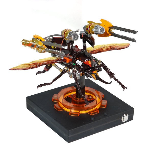 Bionic Beetle Mechanical Metal Model Kit with LED Motion