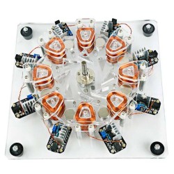 Eight-Coil Brushless DC Disc Motor Demonstration Model