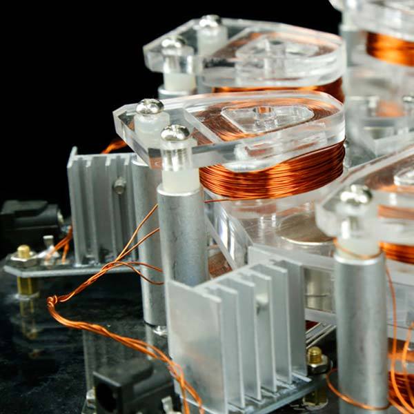 Eight-Coil Brushless DC Disc Motor Demonstration Model