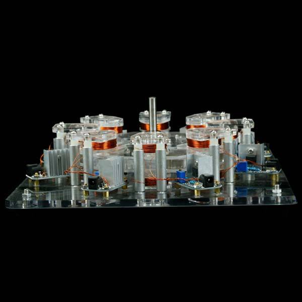 Eight-Coil Brushless DC Disc Motor Demonstration Model