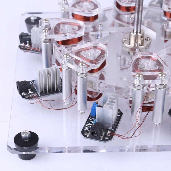 Eight-Coil Brushless DC Disc Motor Demonstration Model