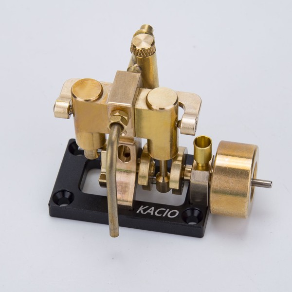 Mini Inline-Twin Marine Steam Engine for 40cm Model Boats