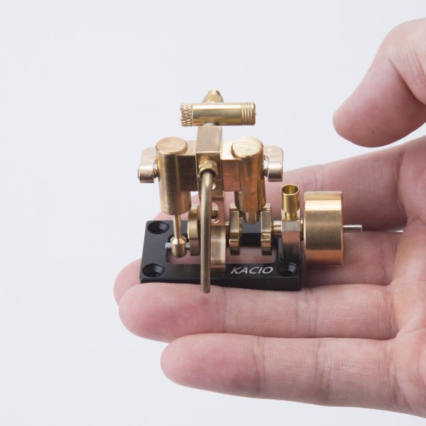Mini Inline-Twin Marine Steam Engine for 40cm Model Boats