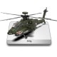 YU XIANG F11 AH-64 1:32 Brushless RC Helicopter