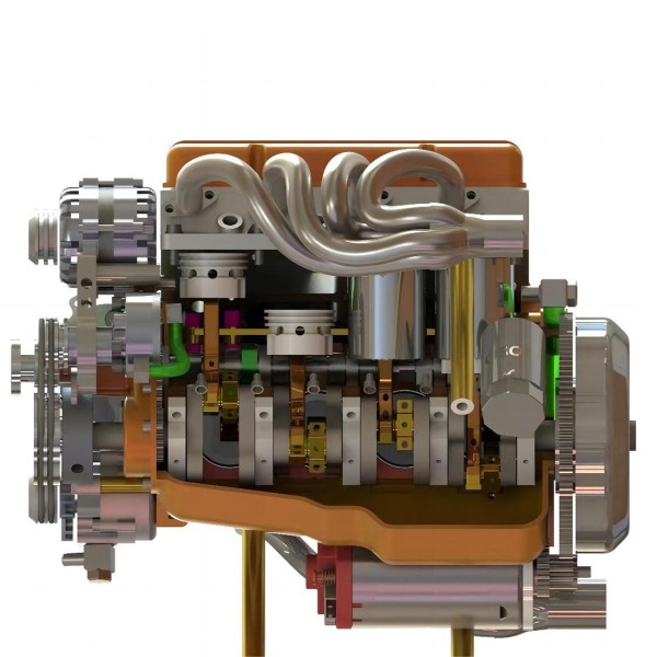 CISON V8-440 44cc 1:6 OHV Gasoline Engine