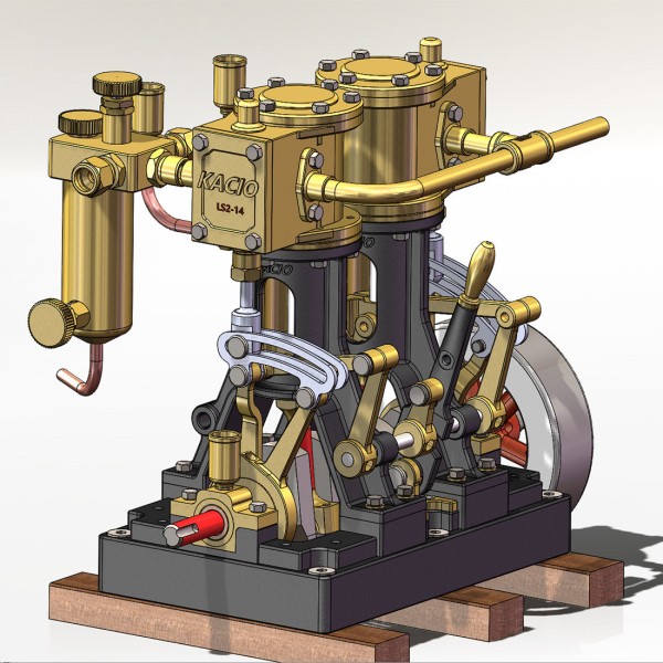 KACIO LS2-14 Twin-Cylinder Marine Steam Engine