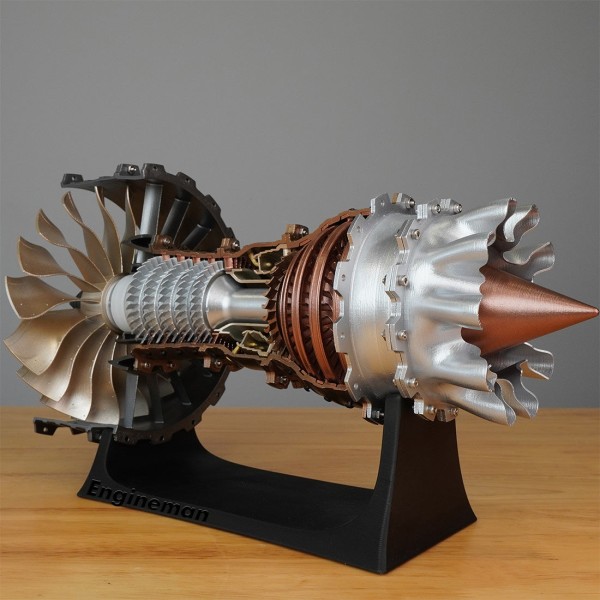 SKYMECH TR900 1:20 Turbofan Engine Model Kit