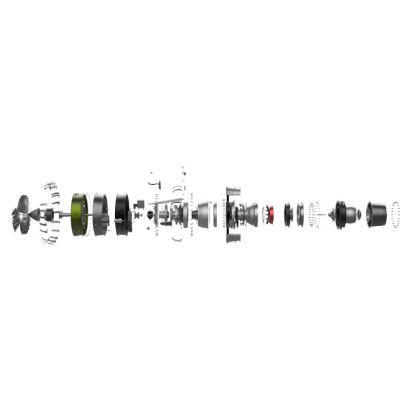 TECHING 1:10 Dual-Spool Turbofan Engine Model Kit