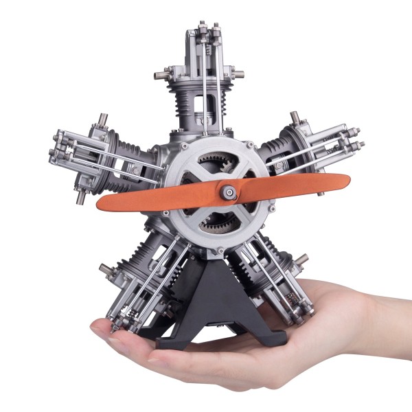 TECHING 1:6 Five-Cylinder Radial Engine Model Kit