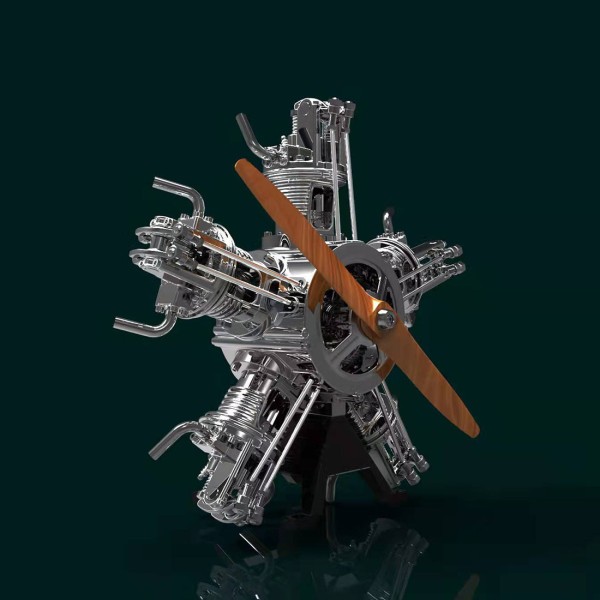 TECHING 1:6 Five-Cylinder Radial Engine Model Kit