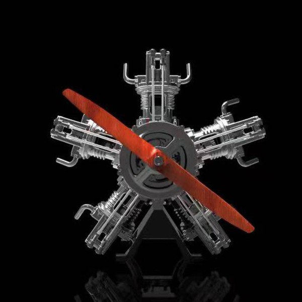 TECHING 1:6 Five-Cylinder Radial Engine Model Kit