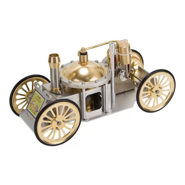 ENJOMOR Antique Steam-Powered Car Model — Assembled