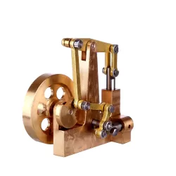 Microcosm M81 Mini Brass Steam Engine Kit — Engine Only