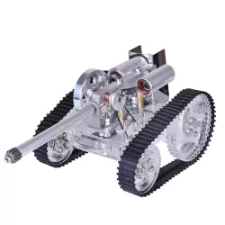 Stirling Engine Tank Model — Heat-Powered Science Demonstration