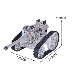 Stirling Engine Tank Model — Heat-Powered Science Demonstration