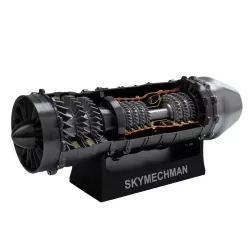 SKYMECHMAN WS-15 Turbofan Model Kit 1:18 — 50+ Parts